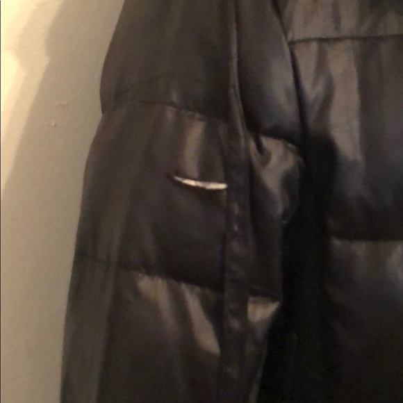 BCBG Maxazria long down  black coat - Picture 2 of 8